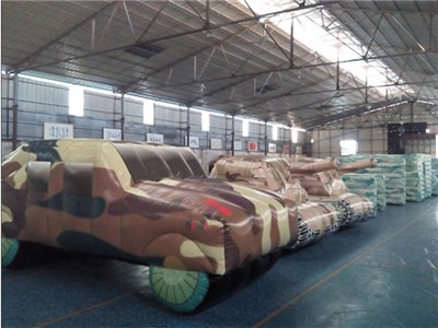 Cheap PVC Inflatable Paintball Bunkers ,Paintball Inflatable Tank BY-IS-068